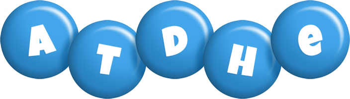 Atdhe candy-blue logo