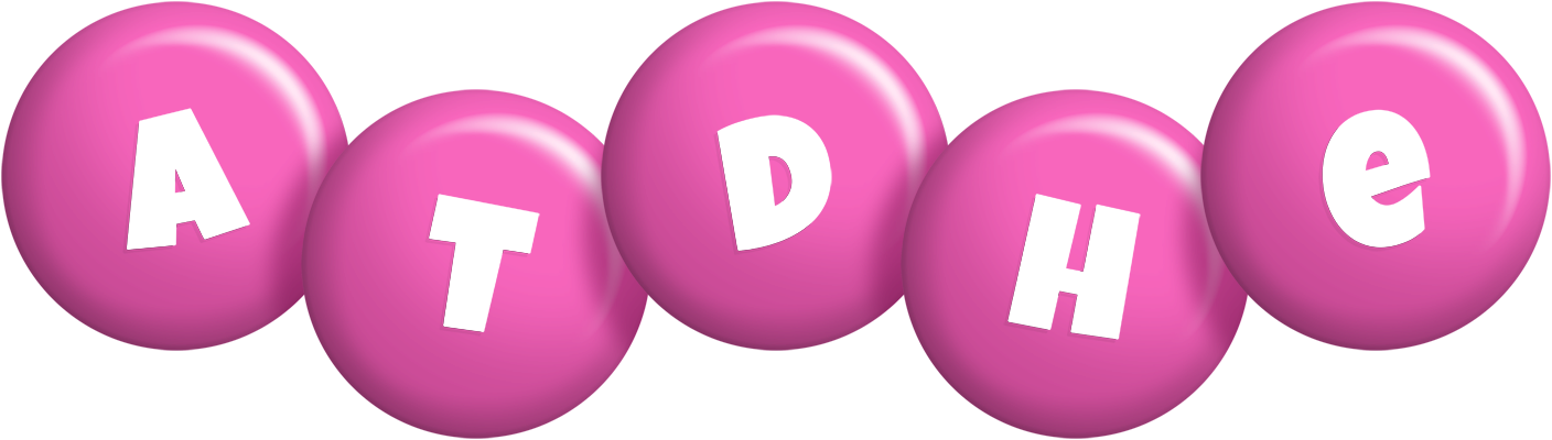 Atdhe candy-pink logo