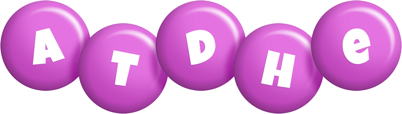 Atdhe candy-purple logo