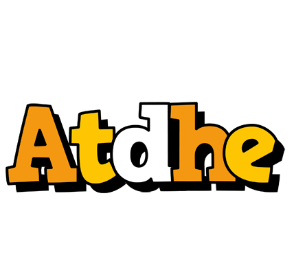 Atdhe cartoon logo