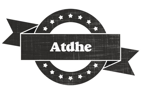 Atdhe grunge logo