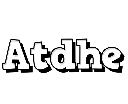 Atdhe snowing logo