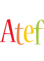 Atef birthday logo