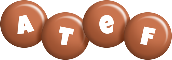 Atef candy-brown logo