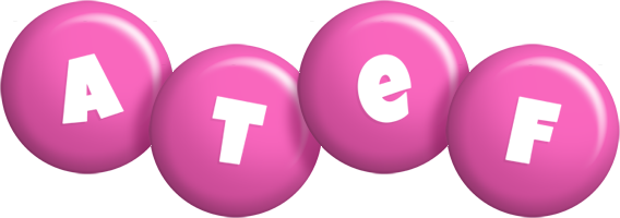 Atef candy-pink logo