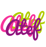 Atef flowers logo