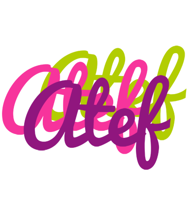 Atef flowers logo