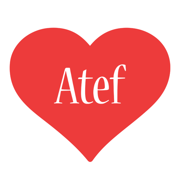 Atef love logo