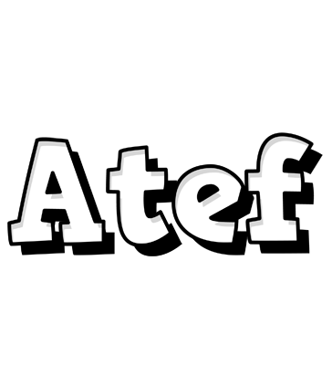 Atef snowing logo