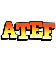 Atef sunset logo