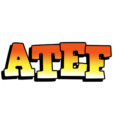 Atef sunset logo