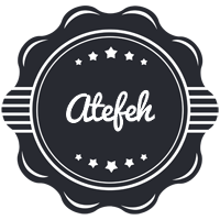 Atefeh badge logo