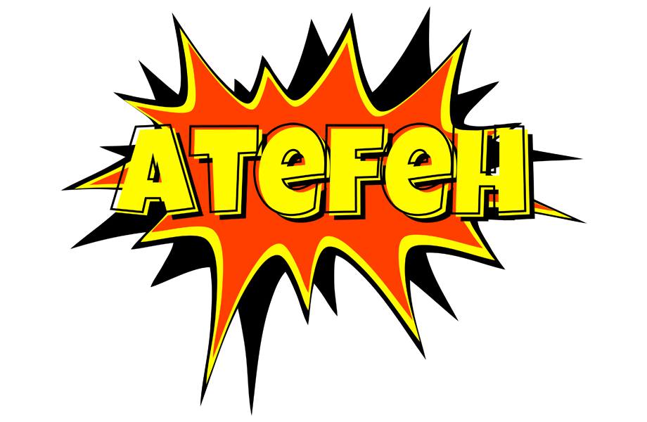 Atefeh bazinga logo