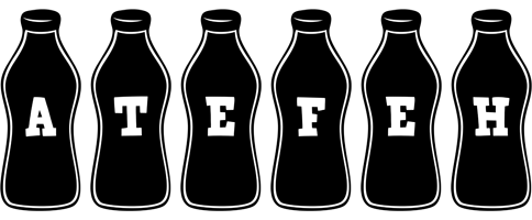 Atefeh bottle logo