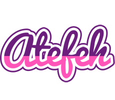 Atefeh cheerful logo