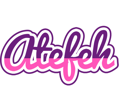 Atefeh cheerful logo