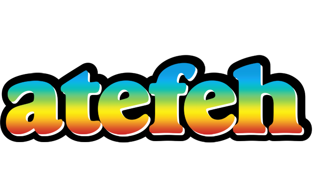 Atefeh color logo