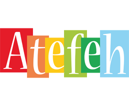 Atefeh colors logo