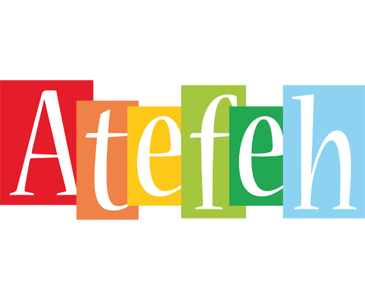 Atefeh colors logo