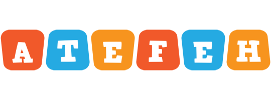 Atefeh comics logo