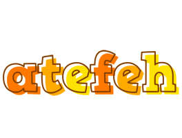 Atefeh desert logo