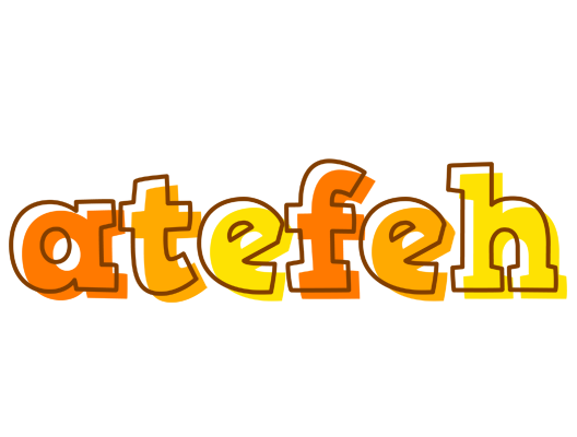 Atefeh desert logo