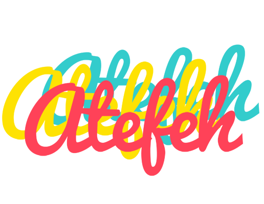 Atefeh disco logo