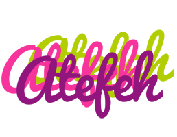 Atefeh flowers logo