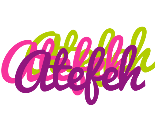 Atefeh flowers logo