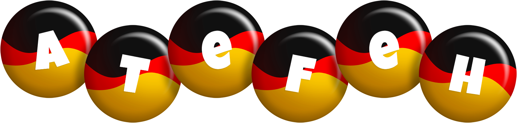 Atefeh german logo