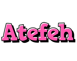 Atefeh girlish logo