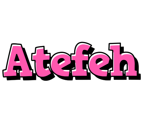 Atefeh girlish logo