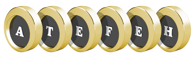 Atefeh gold logo