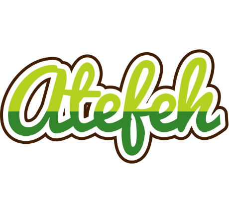 Atefeh golfing logo