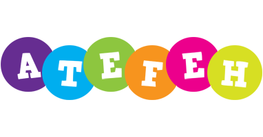 Atefeh happy logo