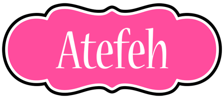 Atefeh invitation logo