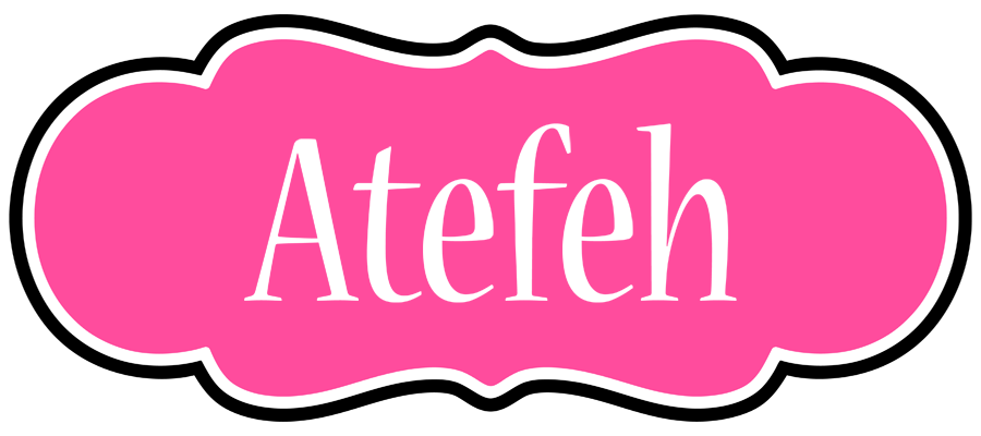 Atefeh invitation logo