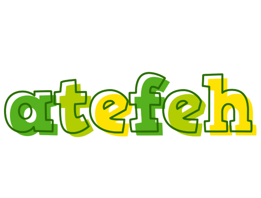 Atefeh juice logo