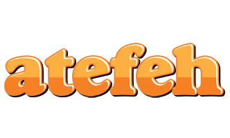 Atefeh orange logo