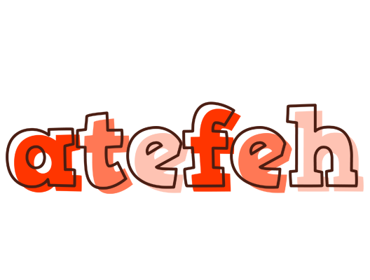 Atefeh paint logo