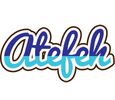 Atefeh raining logo