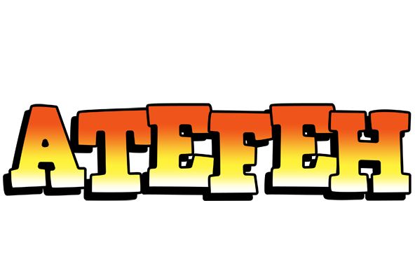 Atefeh sunset logo