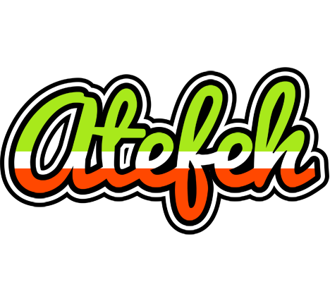 Atefeh superfun logo