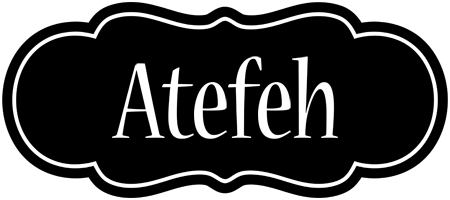 Atefeh welcome logo