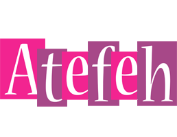 Atefeh whine logo