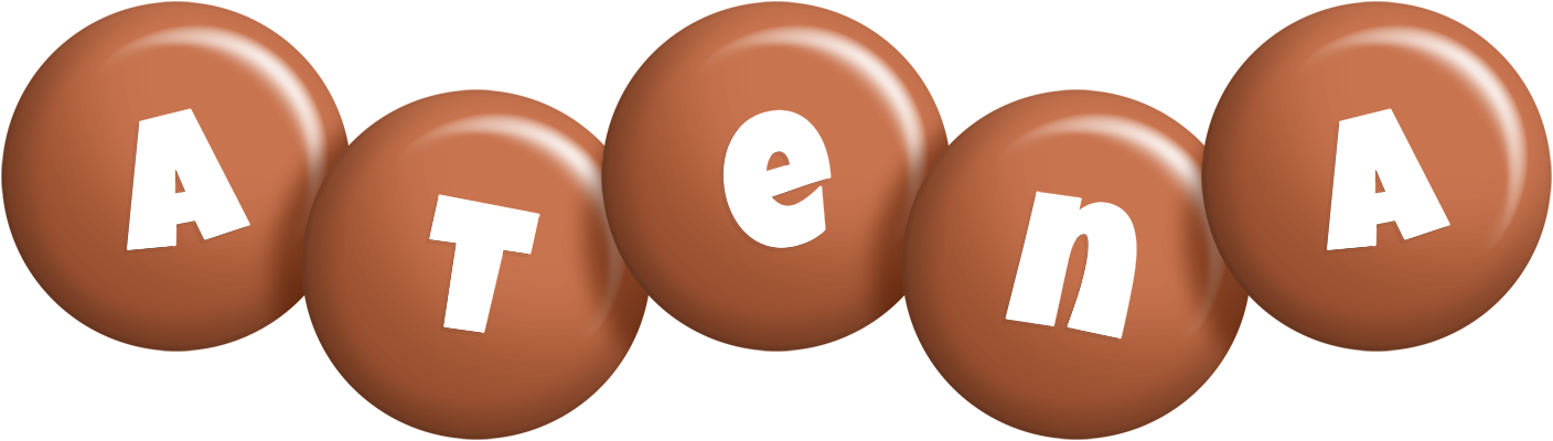 Atena candy-brown logo