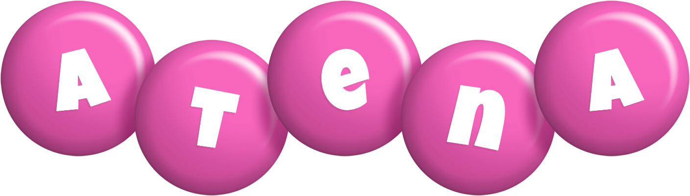 Atena candy-pink logo