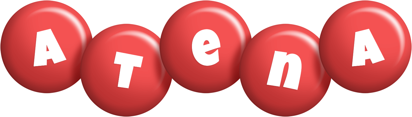Atena candy-red logo