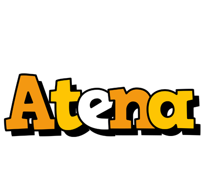 Atena cartoon logo