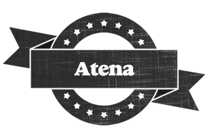 Atena grunge logo